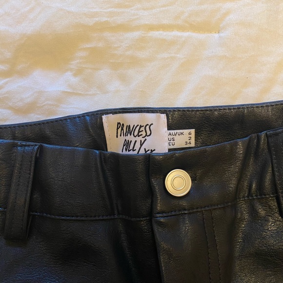 Princess Polly Faux Leather Pants - Picture 5 of 7